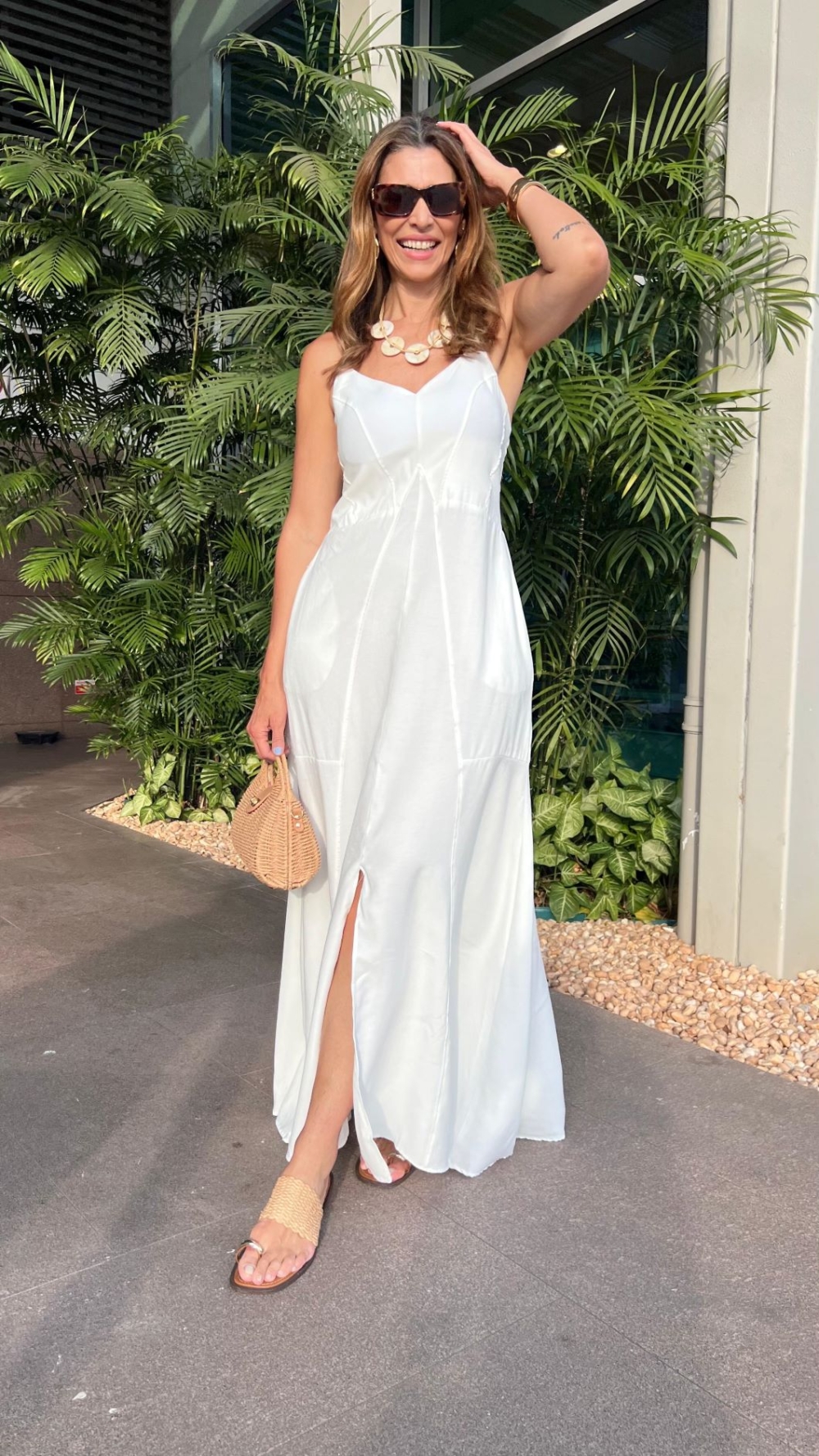 Vestido longo Flor - Imagem 3